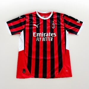 Puma AC Milan Jersey Mens XL Home 2024-25 Soccer‎ Kit Red